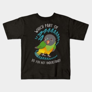 Senegal Parrot Aaaa Kids T-Shirt